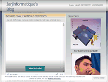 Tablet Screenshot of jarjinformatique.wordpress.com