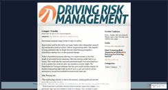 Desktop Screenshot of drivingriskmanagement.wordpress.com