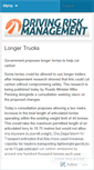 Mobile Screenshot of drivingriskmanagement.wordpress.com