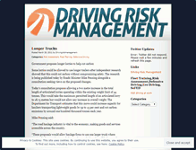 Tablet Screenshot of drivingriskmanagement.wordpress.com