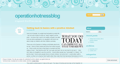 Desktop Screenshot of operationhotnessblog.wordpress.com