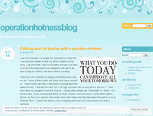 Tablet Screenshot of operationhotnessblog.wordpress.com