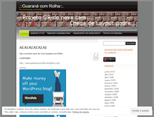 Tablet Screenshot of milnovecentosebolinha.wordpress.com