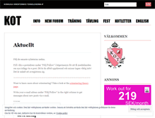 Tablet Screenshot of kotif.wordpress.com