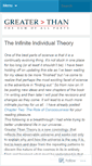 Mobile Screenshot of greaterthanonline.wordpress.com