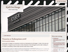 Tablet Screenshot of kjellove.wordpress.com