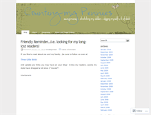 Tablet Screenshot of countingmypennies.wordpress.com