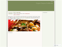 Tablet Screenshot of coppercanyoncookbooks.wordpress.com