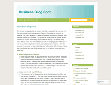 Tablet Screenshot of businessblogspot.wordpress.com