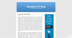 Desktop Screenshot of brandond212.wordpress.com