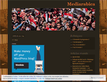 Tablet Screenshot of mediarabica.wordpress.com
