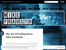 Tablet Screenshot of mikefrausto.wordpress.com