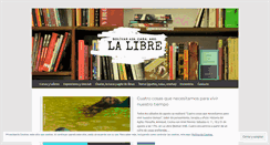 Desktop Screenshot of lalibrearteylibros.wordpress.com