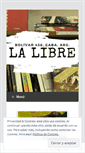 Mobile Screenshot of lalibrearteylibros.wordpress.com
