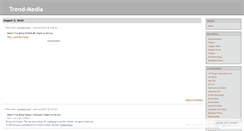Desktop Screenshot of infotrendmedia.wordpress.com