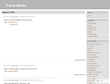 Tablet Screenshot of infotrendmedia.wordpress.com