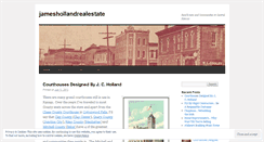 Desktop Screenshot of jameshollandrealestate.wordpress.com