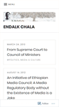 Mobile Screenshot of endalk.wordpress.com