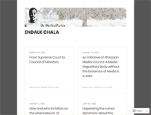 Tablet Screenshot of endalk.wordpress.com