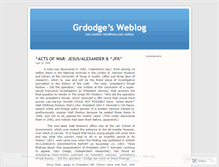 Tablet Screenshot of grdodge.wordpress.com