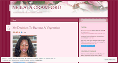 Desktop Screenshot of neikatacrawford.wordpress.com