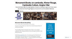 Desktop Screenshot of booksoncambodia.wordpress.com