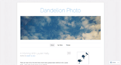 Desktop Screenshot of dandelionphoto.wordpress.com