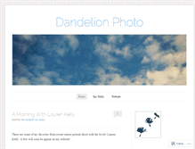 Tablet Screenshot of dandelionphoto.wordpress.com