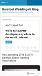 Mobile Screenshot of barefootweddings.wordpress.com