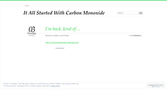 Desktop Screenshot of itallstarted.wordpress.com