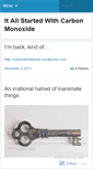 Mobile Screenshot of itallstarted.wordpress.com