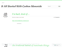 Tablet Screenshot of itallstarted.wordpress.com