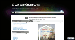 Desktop Screenshot of chaosandgovernance.wordpress.com