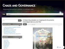 Tablet Screenshot of chaosandgovernance.wordpress.com