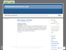 Tablet Screenshot of freewarefavorites.wordpress.com