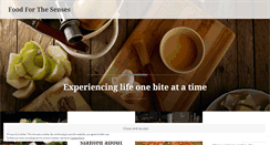 Desktop Screenshot of foodforthesenses.wordpress.com