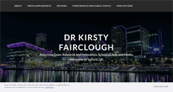 Desktop Screenshot of kirstyfairclough.wordpress.com