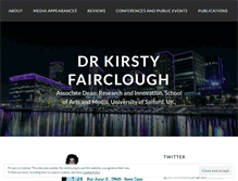 Tablet Screenshot of kirstyfairclough.wordpress.com