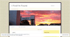 Desktop Screenshot of findandfound.wordpress.com