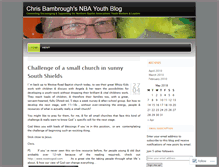 Tablet Screenshot of cpbambrough.wordpress.com