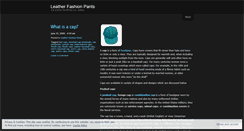 Desktop Screenshot of leatherpant.wordpress.com