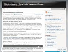 Tablet Screenshot of objectivemarketer.wordpress.com