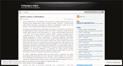 Desktop Screenshot of galopujacymajor.wordpress.com