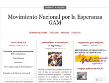 Tablet Screenshot of movimientonacionalporlaesperanza.wordpress.com