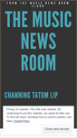 Mobile Screenshot of musicnewsroom.wordpress.com