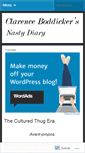 Mobile Screenshot of clarenceboddicker.wordpress.com