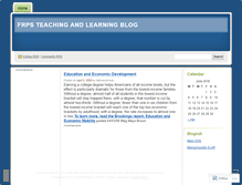 Tablet Screenshot of fallriverschools.wordpress.com