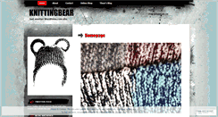 Desktop Screenshot of knittingbear.wordpress.com
