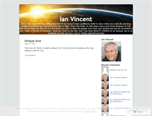 Tablet Screenshot of ianvincent.wordpress.com