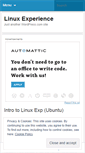 Mobile Screenshot of linuxbeta.wordpress.com